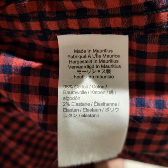 J.Crew Slim Fit Flex Washed Long Sleeved Plaid Button Up Men's Size Medium - Picture 8 of 8